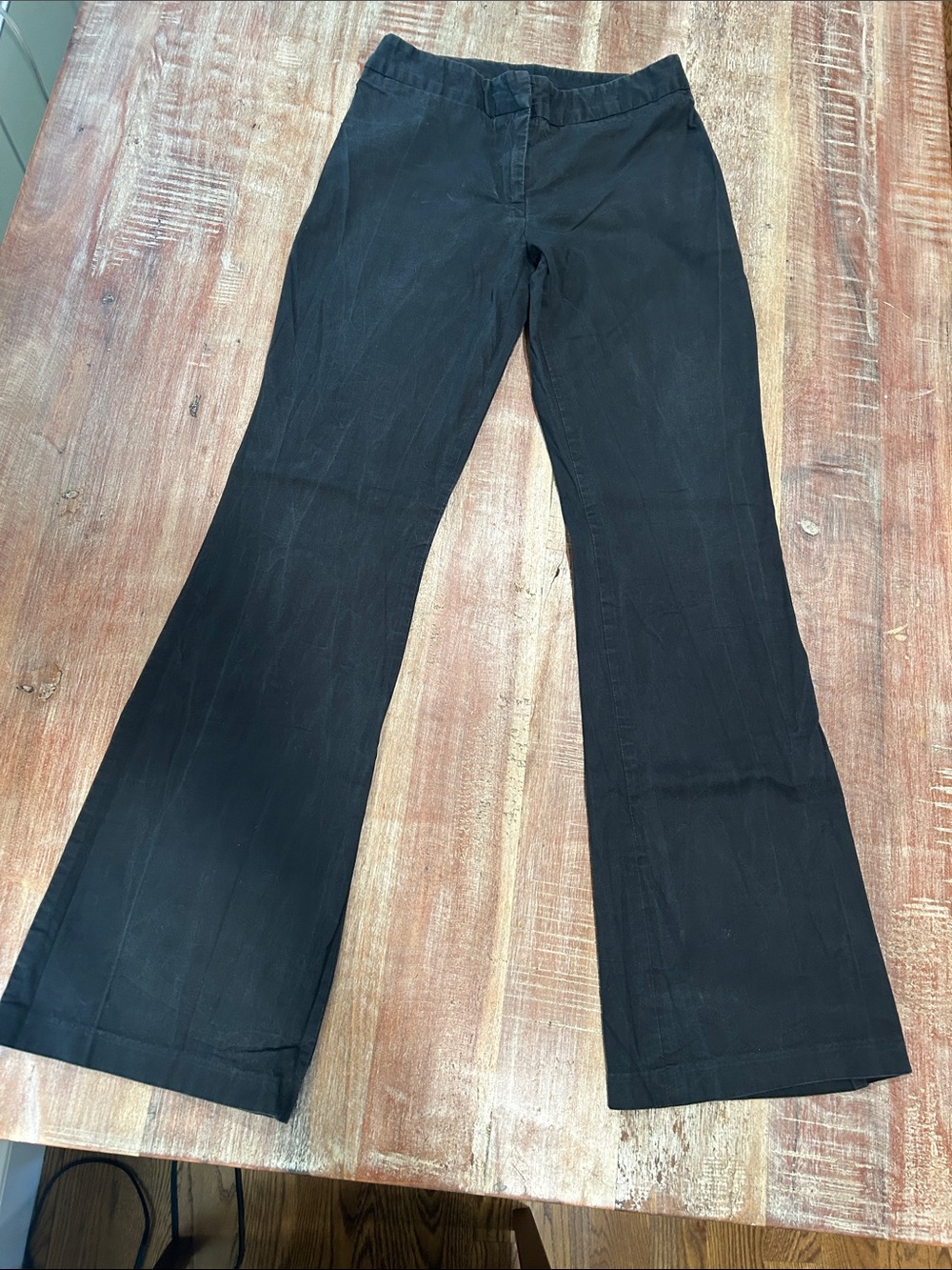 Laundry VTG Blue-Black Low-Rise Bootleg Trousers